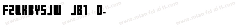 FZQKBYSJW JB1 0字体转换
